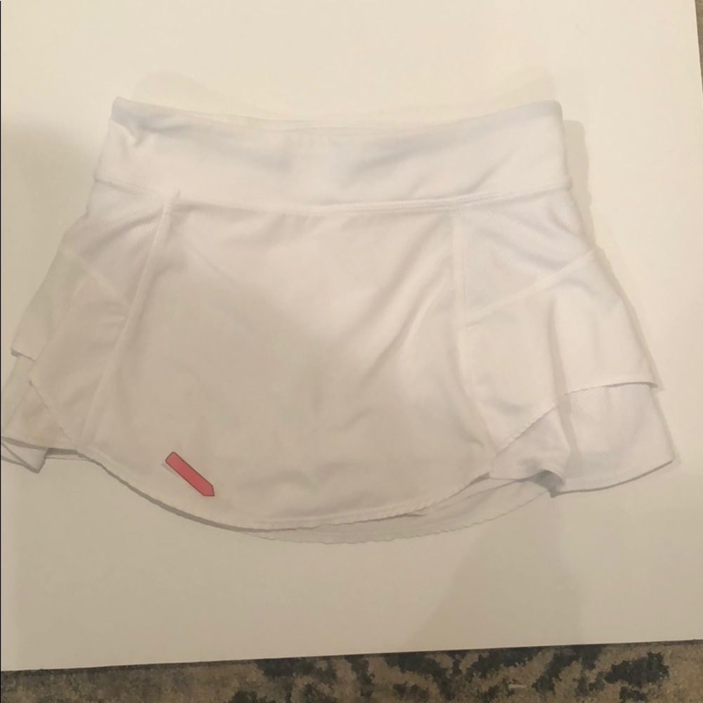 athleta girl white skirt size medium